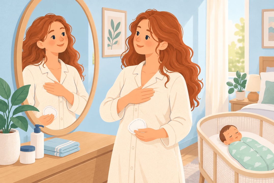 Illustration about milk coming in