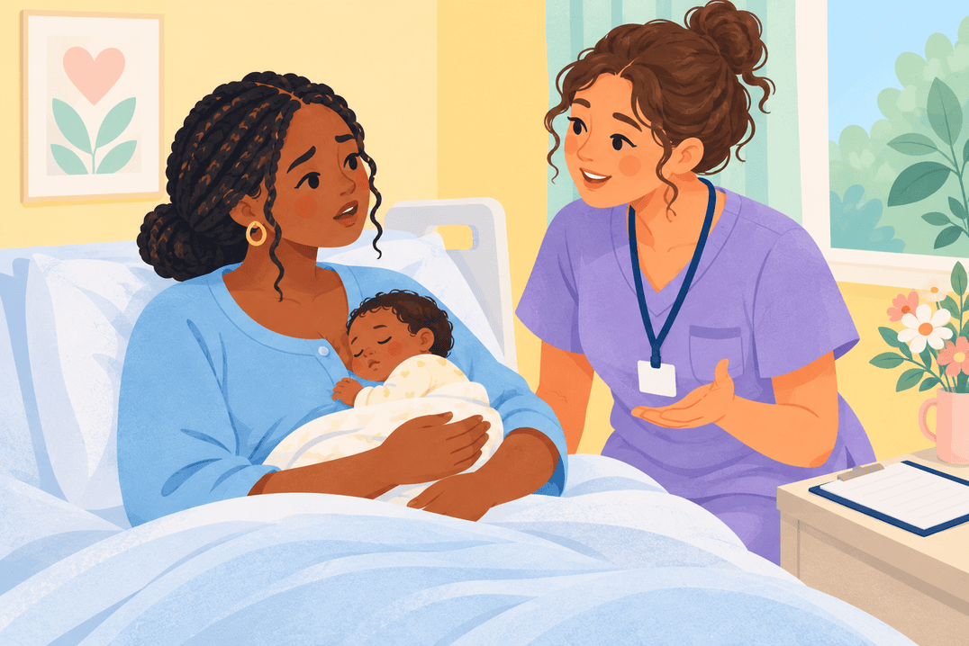 Illustration about sleepy baby at the breast
