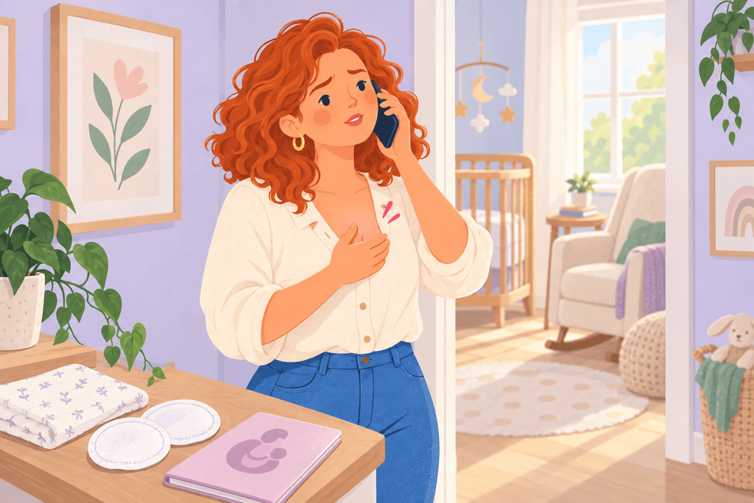 Illustration about breast engorgement