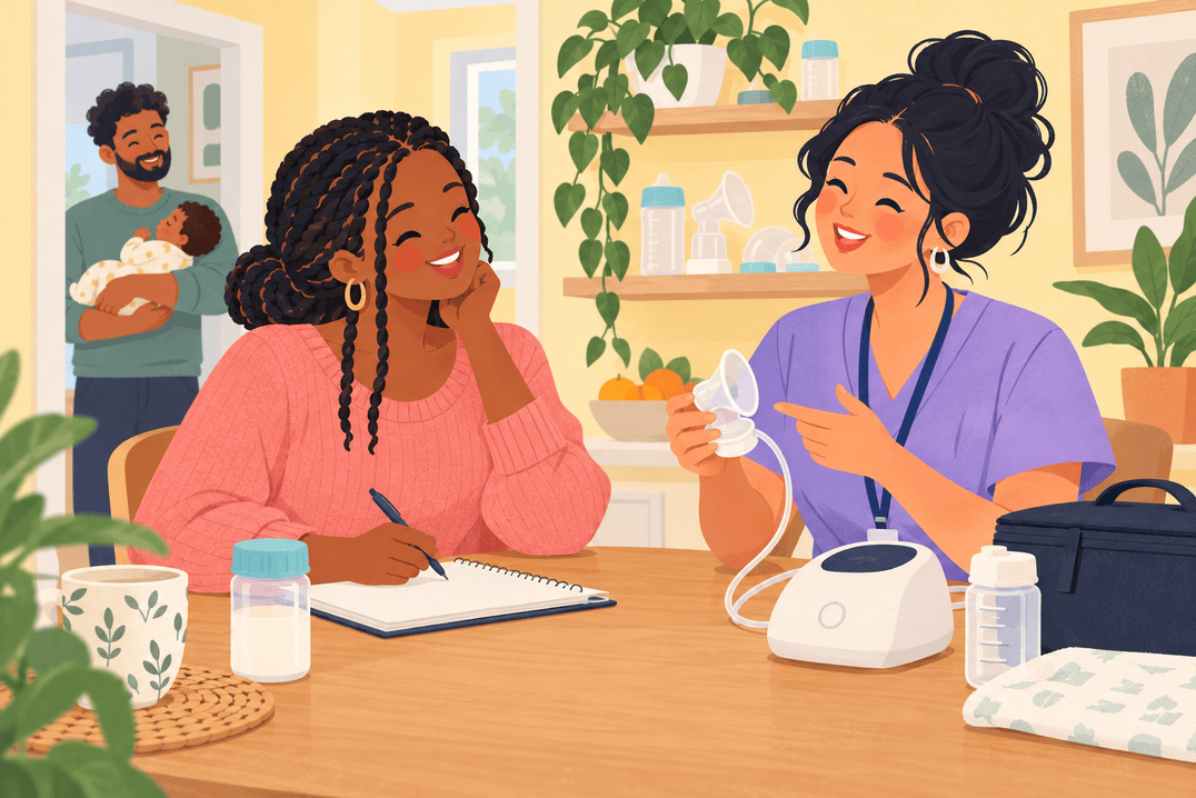Illustration about exclusive pumping