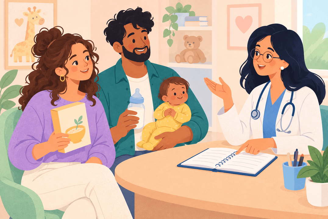 Illustration about adding cereal to bottles