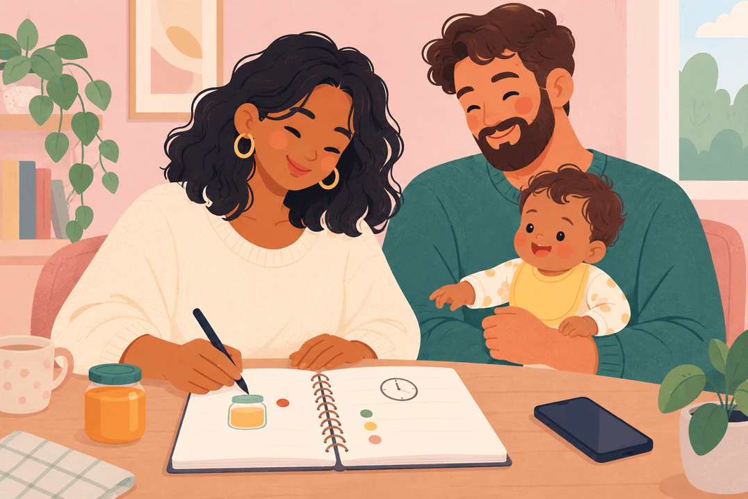 Illustration about keeping a food reaction diary