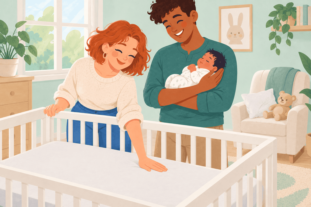 Illustration about safer sleep spaces