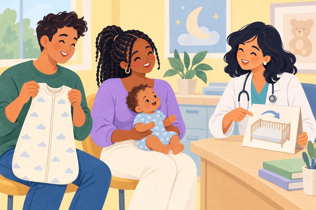 Illustration about baby rolling during sleep