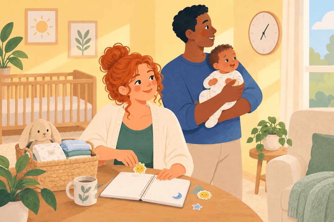 Illustration about baby naps