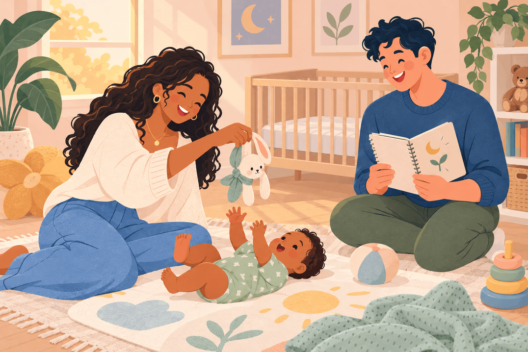 Illustration about sleep changes around four months