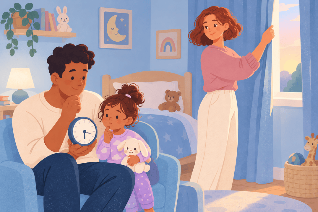 Illustration about early morning waking