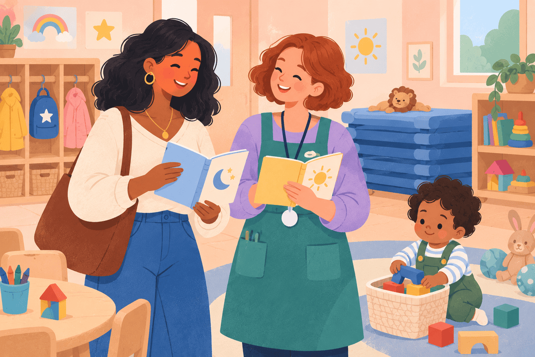 Illustration about toddler naps at nursery