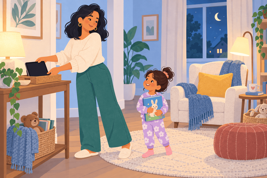 Illustration about screens before bed