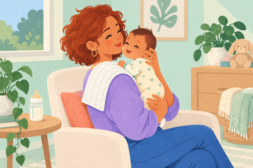 Illustration about baby gas