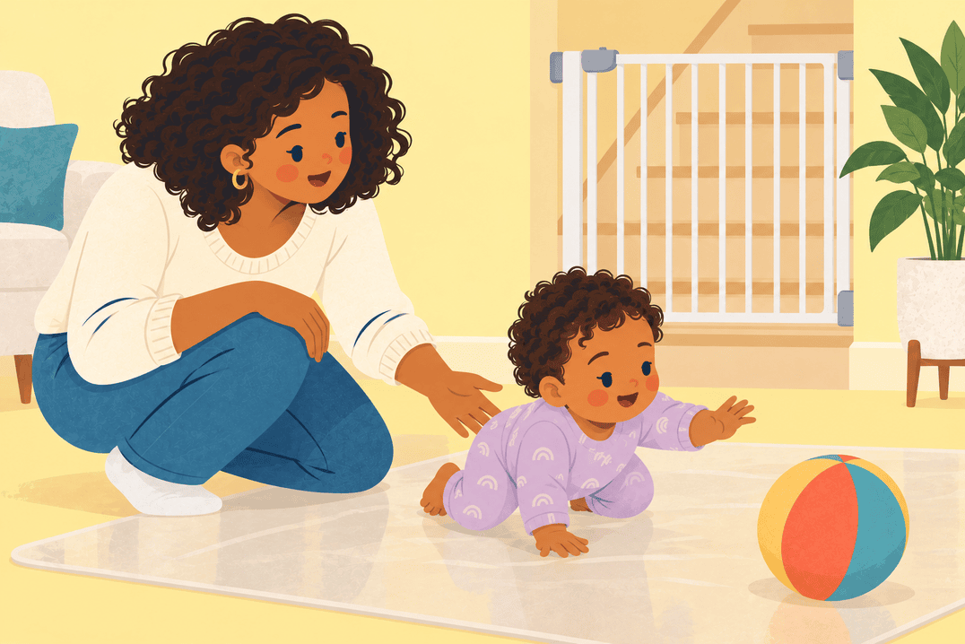 Illustration about crawling variations