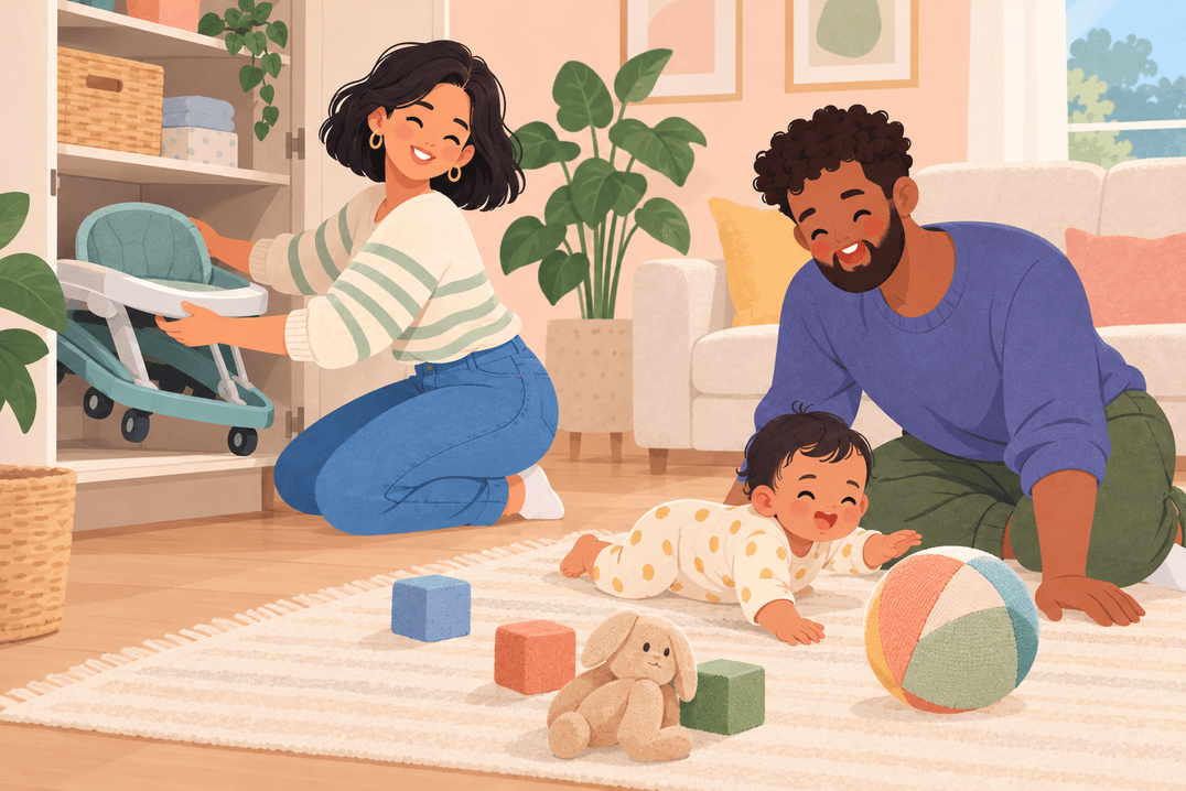 Illustration about baby walkers