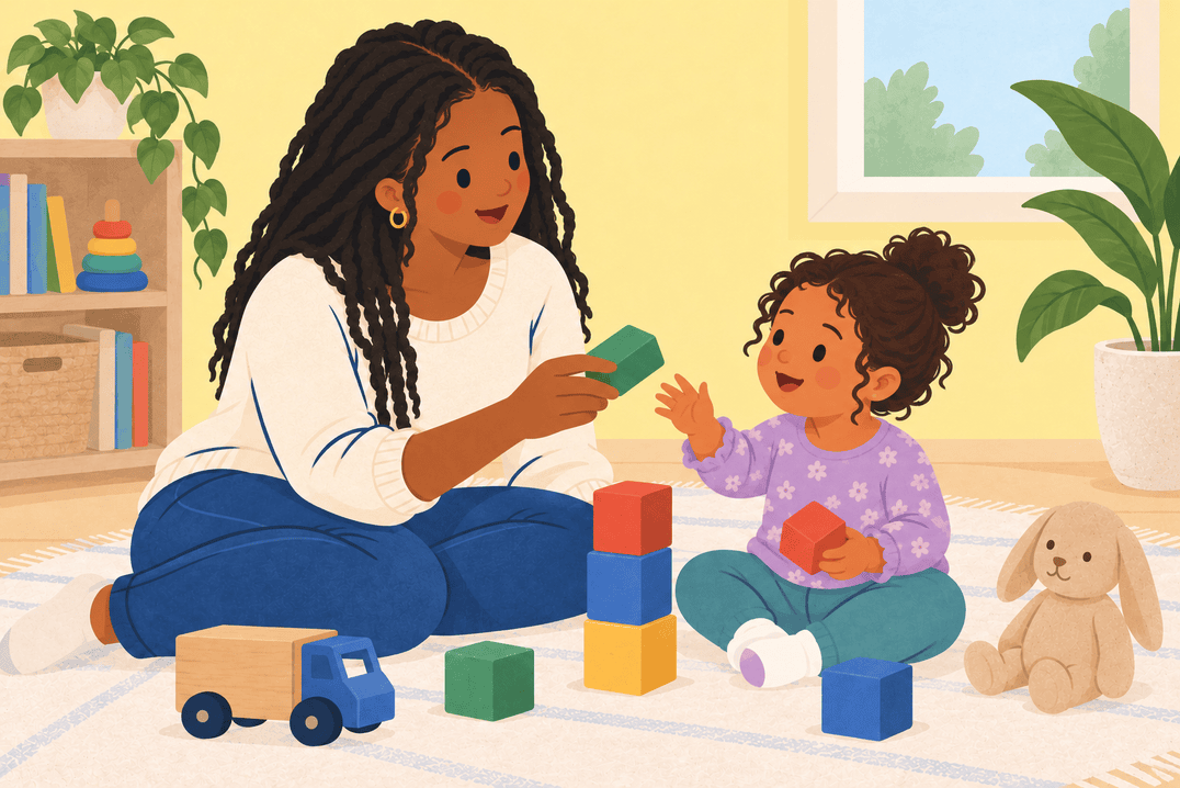 Illustration about toddler play ideas
