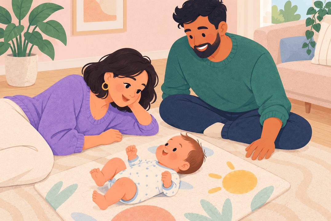 Illustration about two-month-old baby