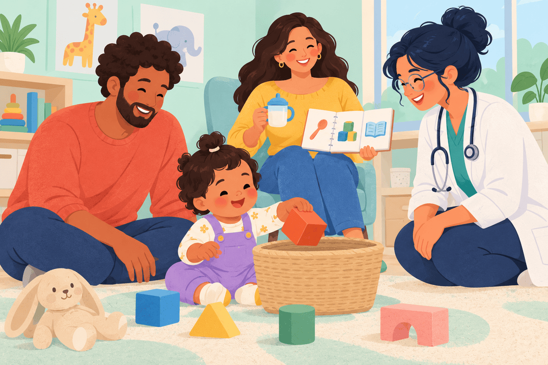 Illustration about twelve-month-old child