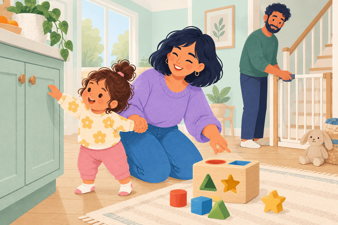 Illustration about sixteen-month-old toddler