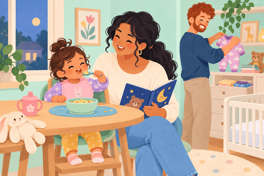 Illustration about twenty-two-month-old toddler