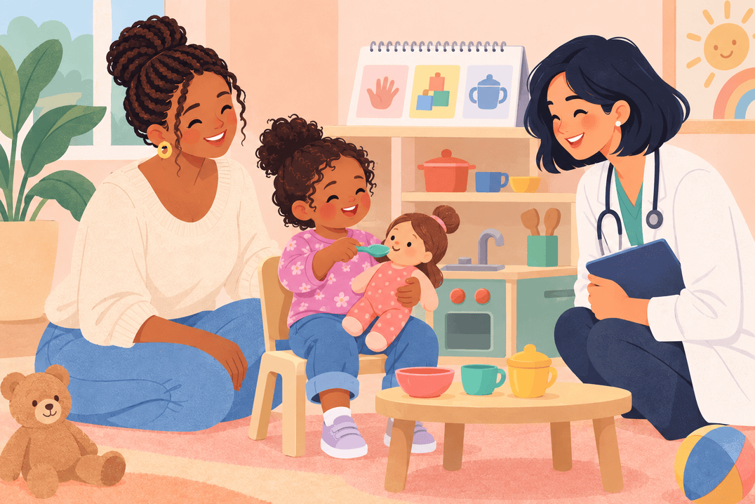 Illustration about twenty-four-month-old toddler