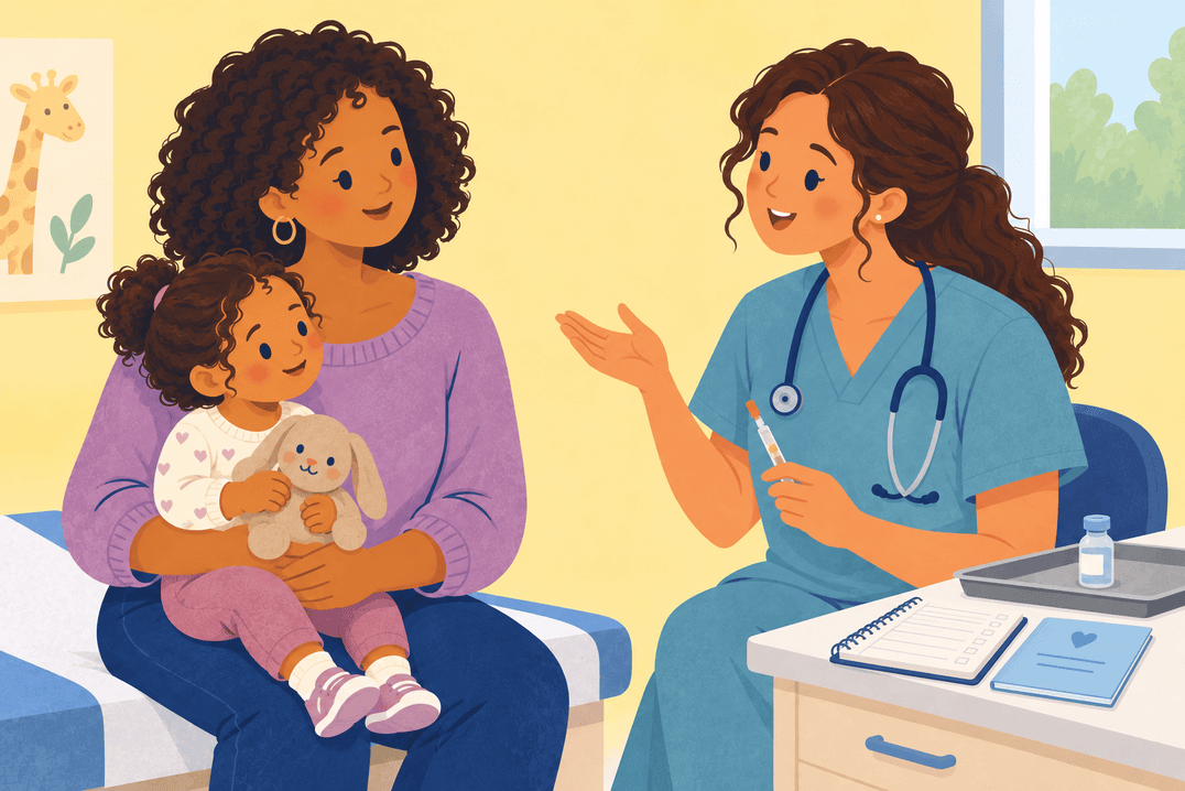 Illustration about vaccination appointments