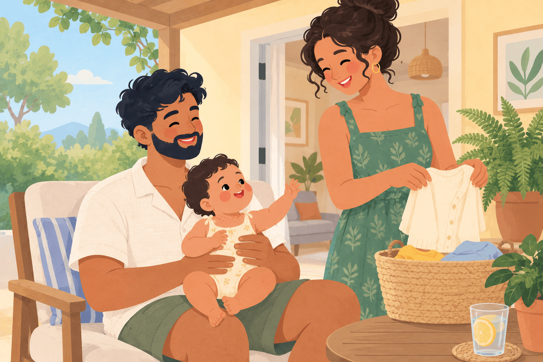 Illustration about heat rash in babies