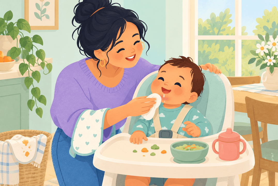 Illustration about drool rash