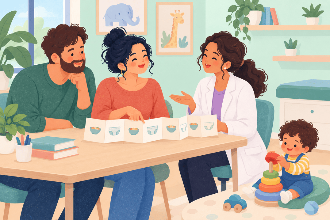 Illustration about toddler diarrhea