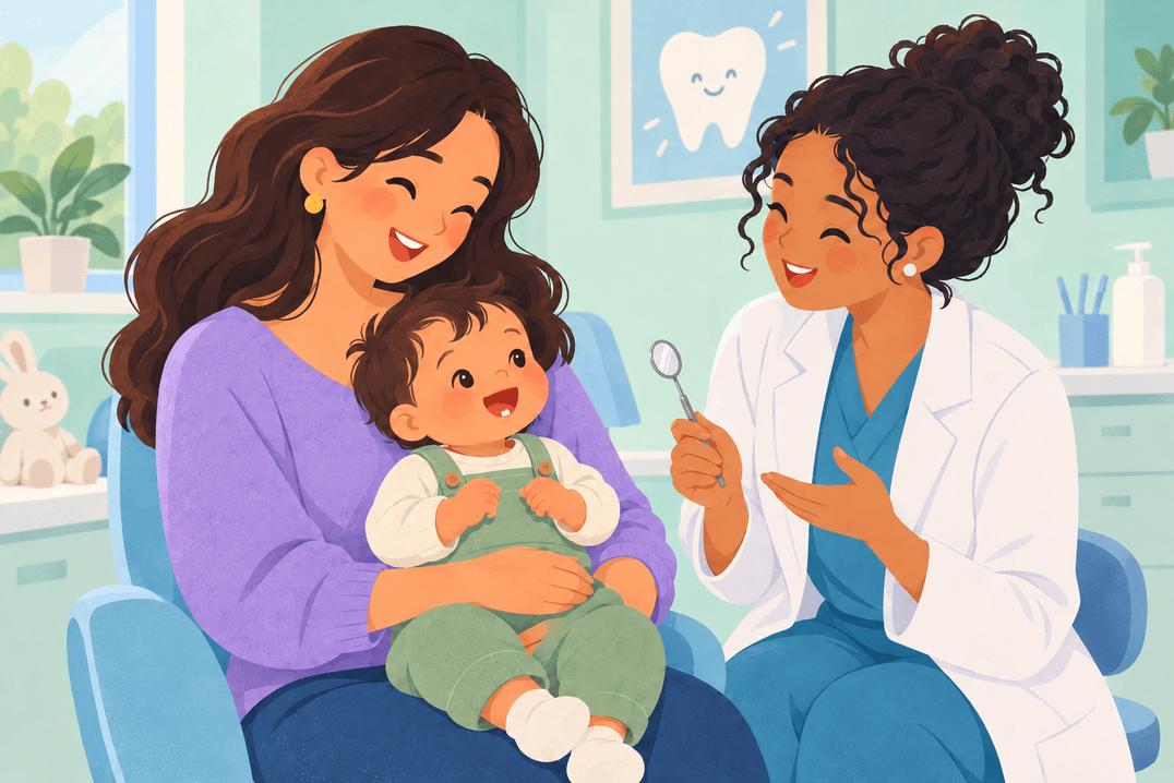 Illustration about first tooth timing