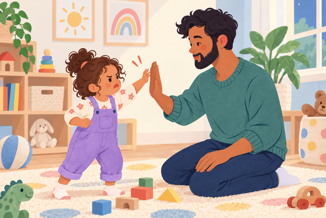 Illustration about toddler hitting
