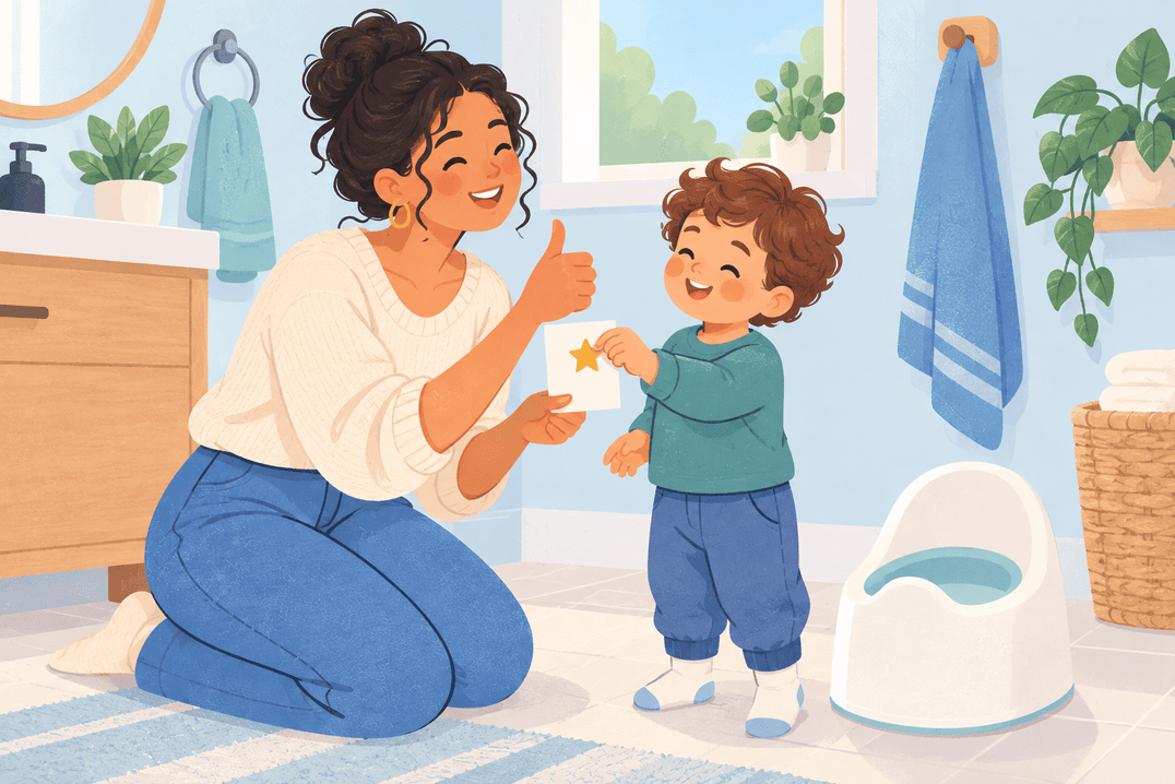 Illustration about potty rewards