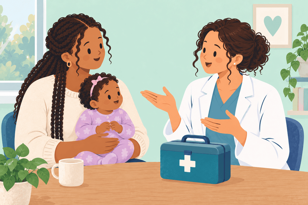 Illustration about first-aid preparation for parents