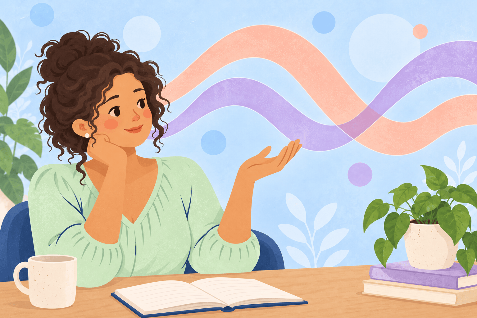 Illustration about hormones across the month