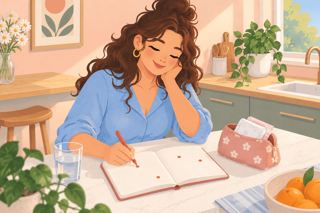 Illustration about bleeding diaries