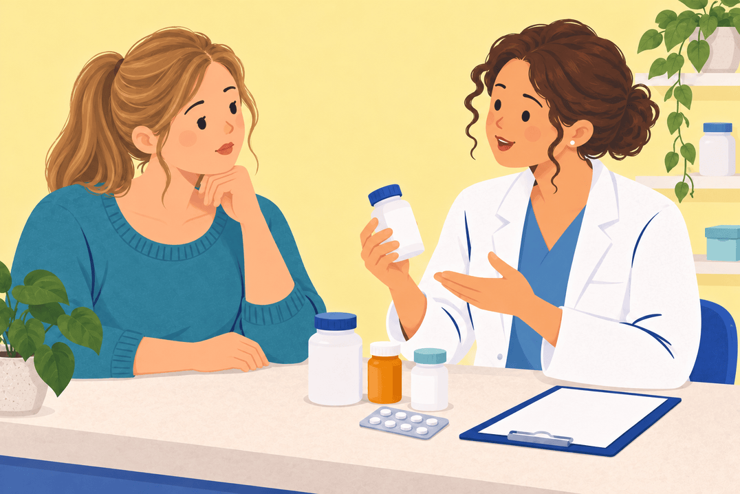 Illustration about tranexamic acid for periods