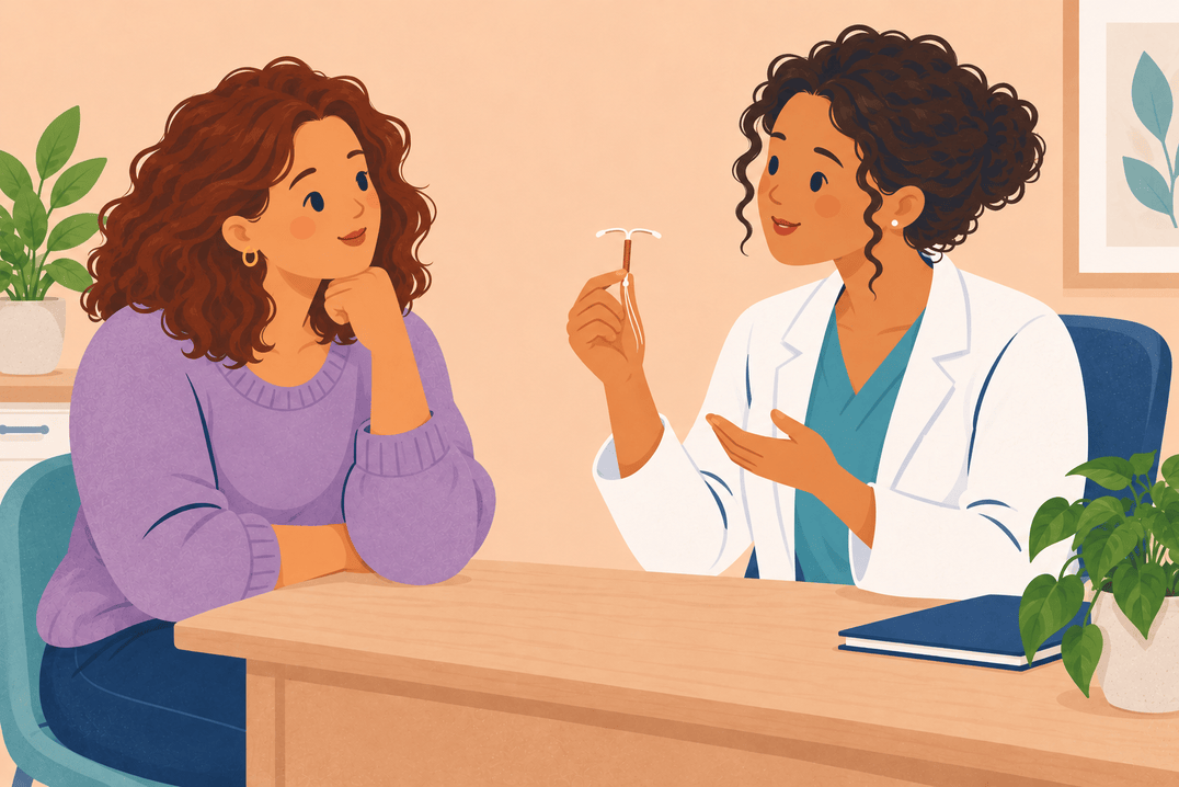 Illustration about copper coils and heavy periods