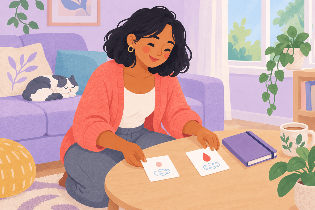 Illustration about spotting versus a period