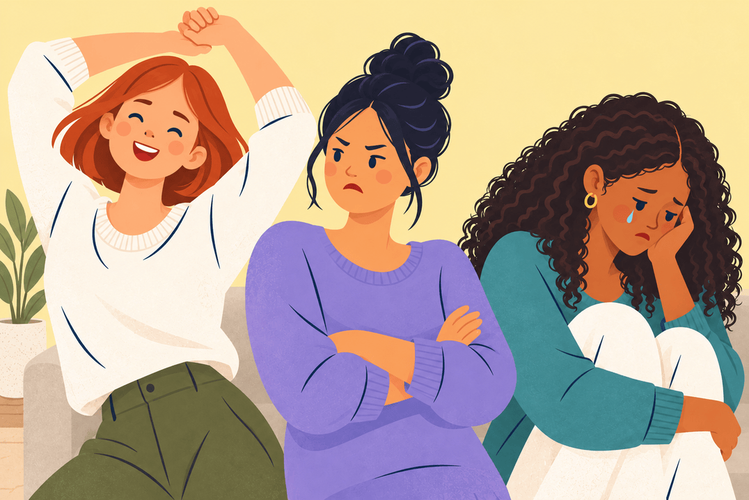 Illustration about pms symptoms