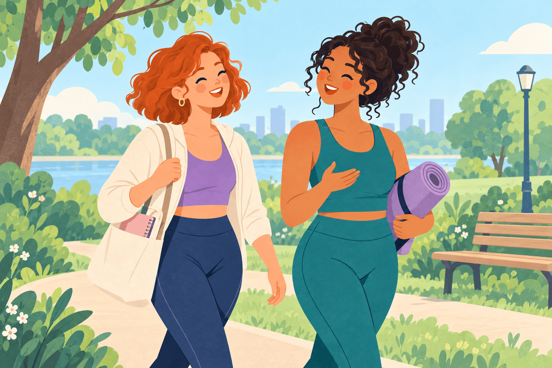 Illustration about exercise for pms