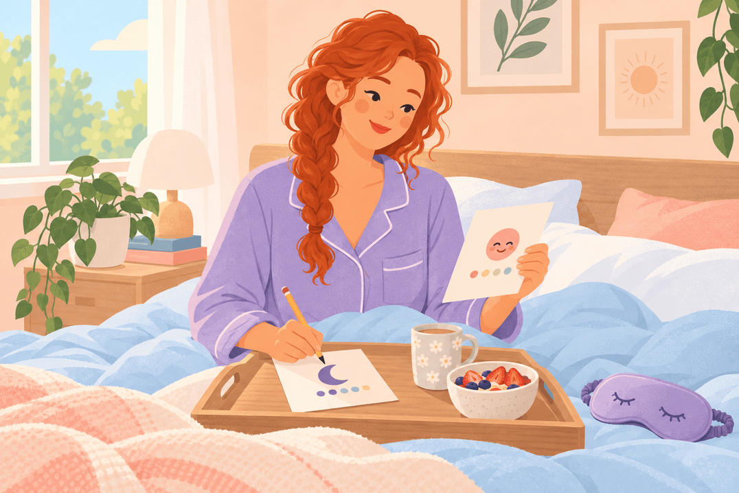 Illustration about pmdd and sleep