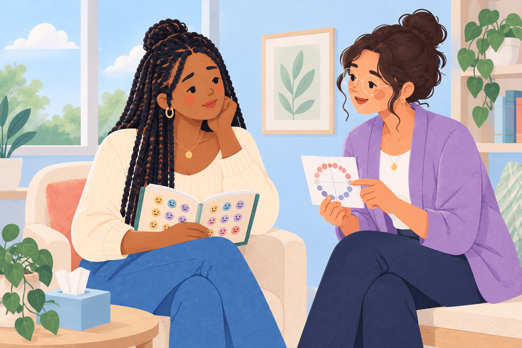 Illustration about existing depression before periods