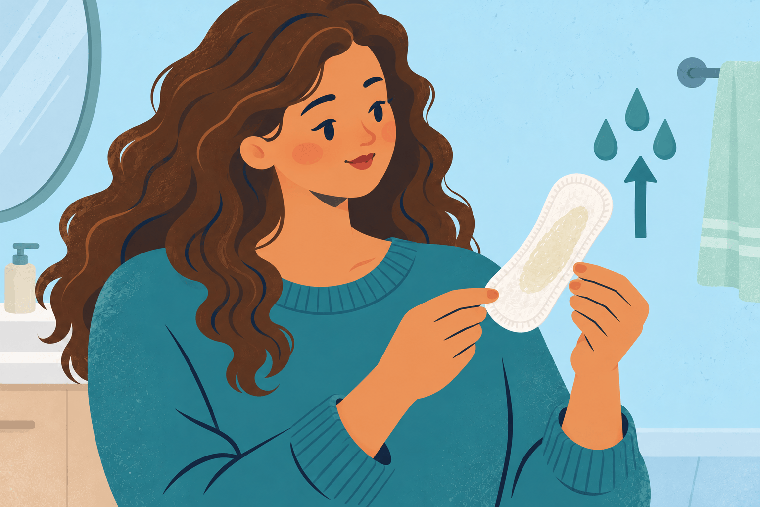Illustration about clear stretchy discharge