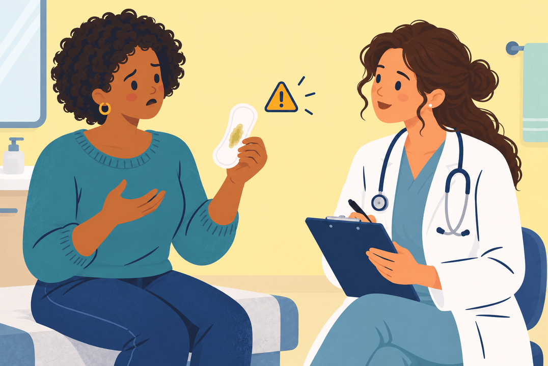 Illustration about yellow discharge