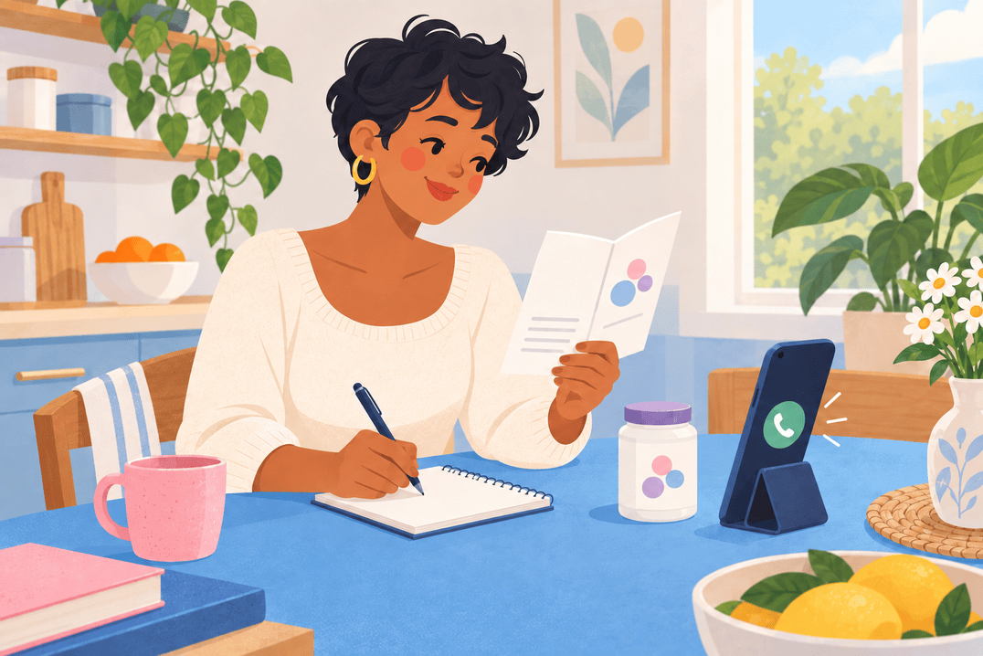 Illustration about probiotics for vaginal health