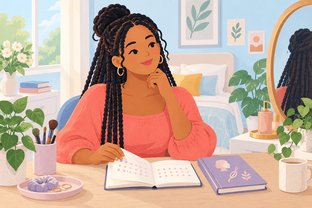 Illustration about pcos with regular periods