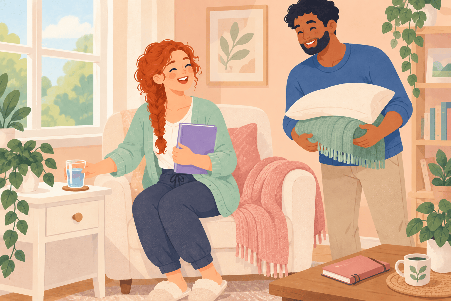 Illustration about endometriosis surgery