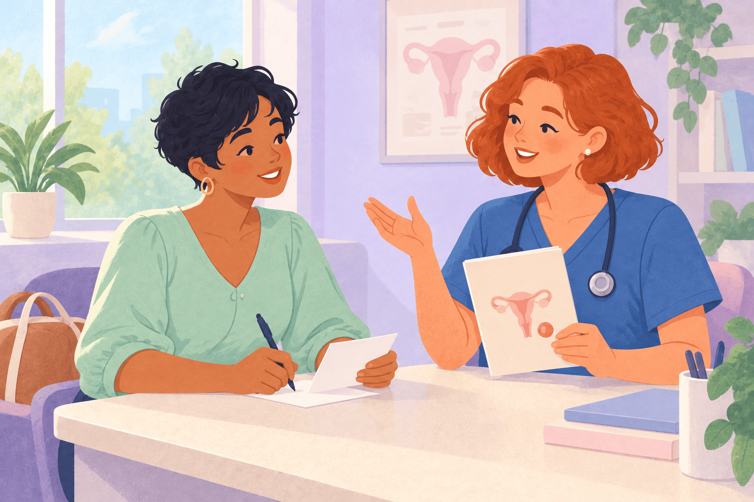 Illustration about myomectomy