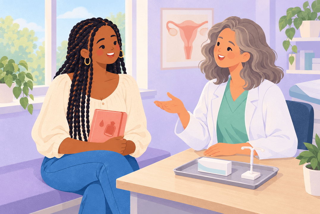 Illustration about adenomyosis treatment