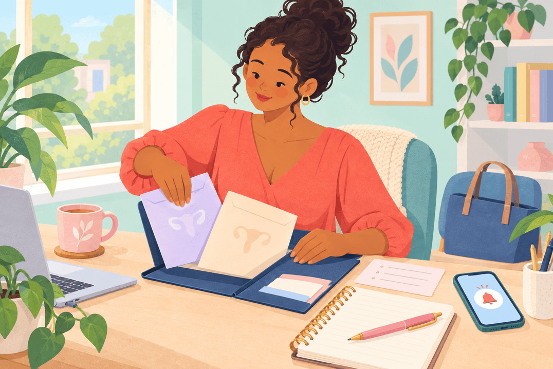 Illustration about fibroids and adenomyosis together