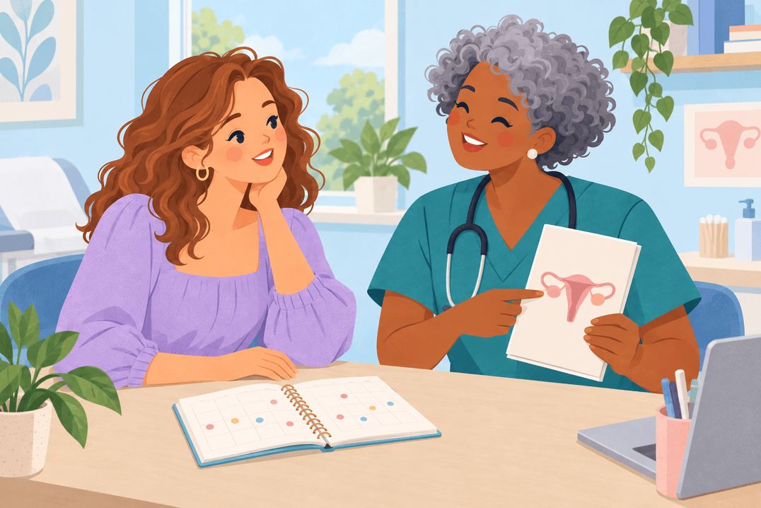 Illustration about functional ovarian cysts