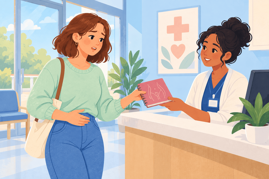 Illustration about pelvic inflammatory disease