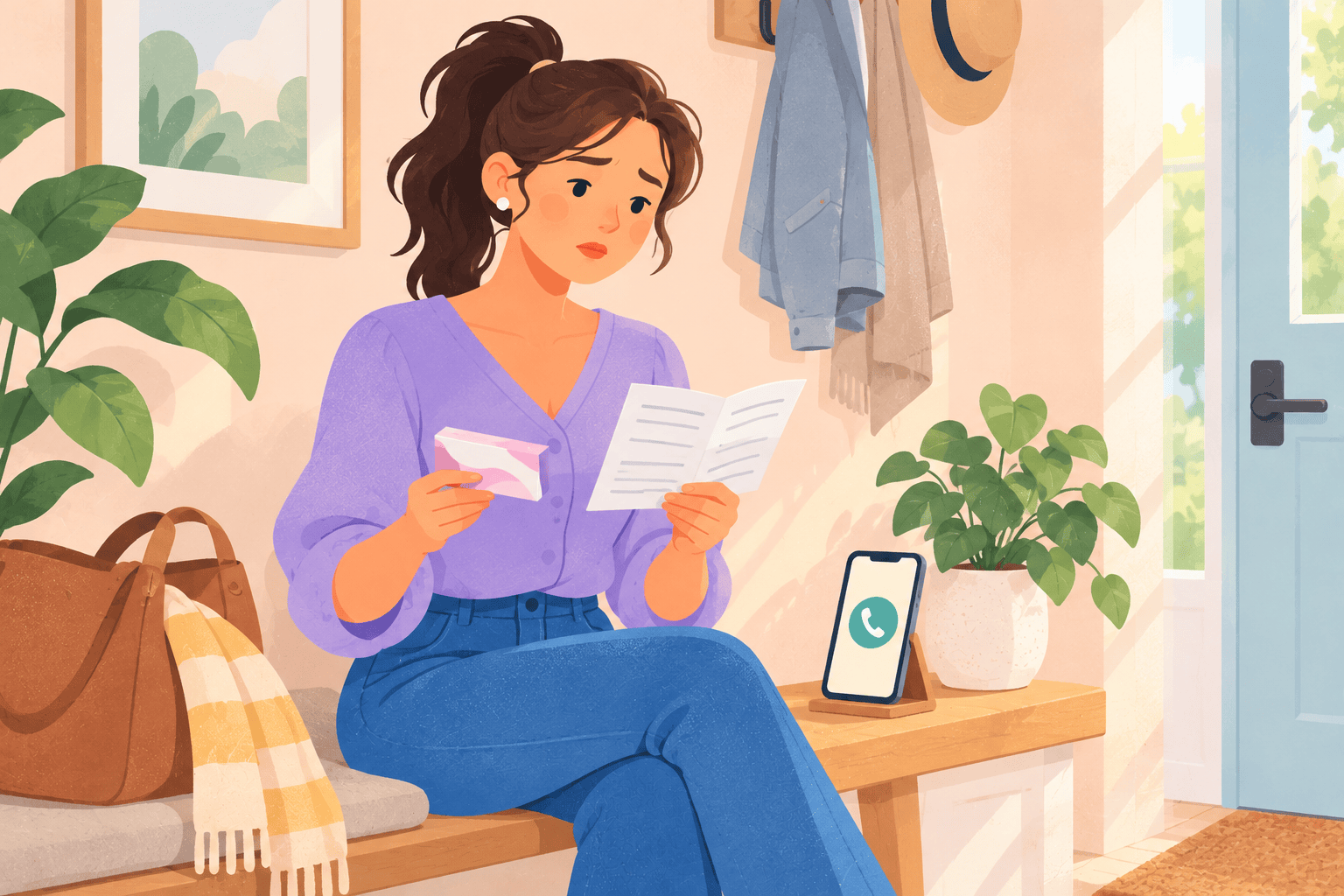 Illustration about missed contraceptive pills